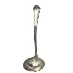 Vintage International Silver Co Roosevelt Ladle Soup Gravy Sauce Silver Plate